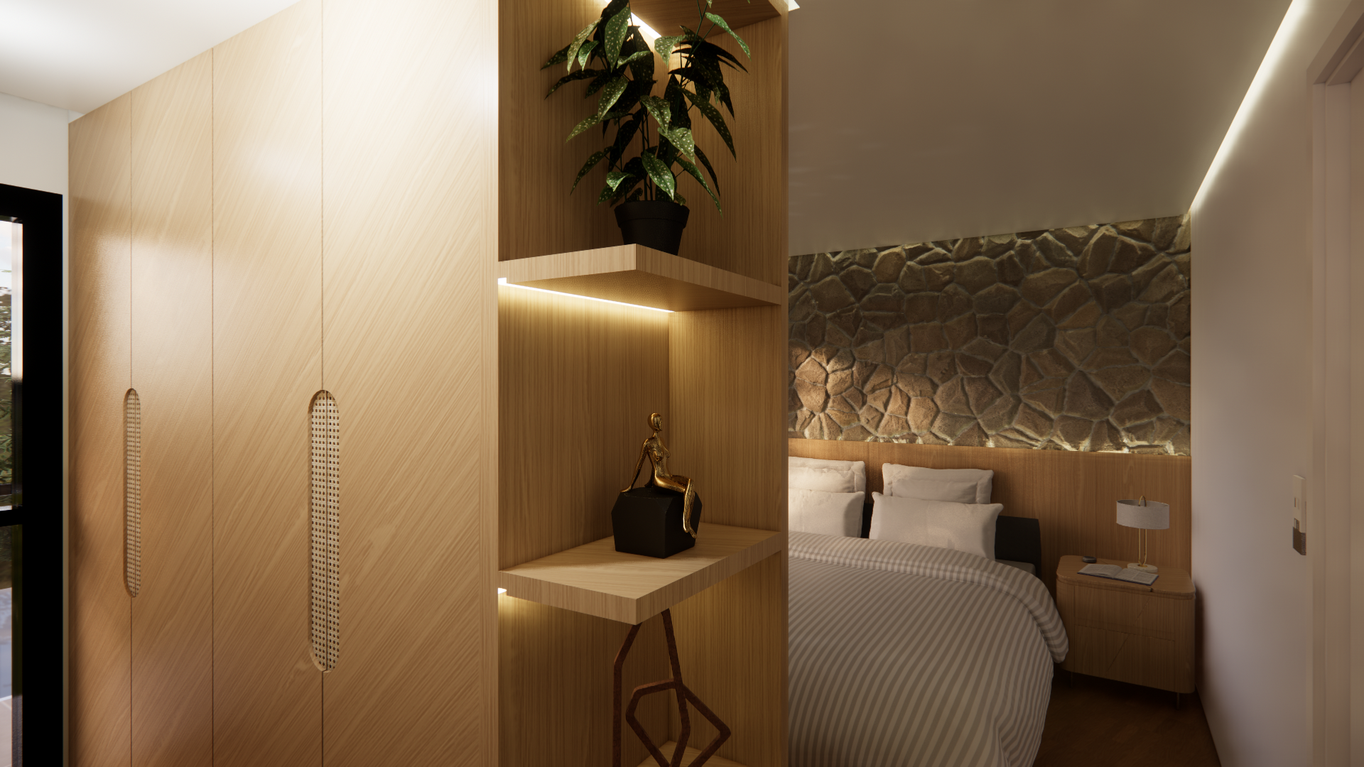 suite closet pedra