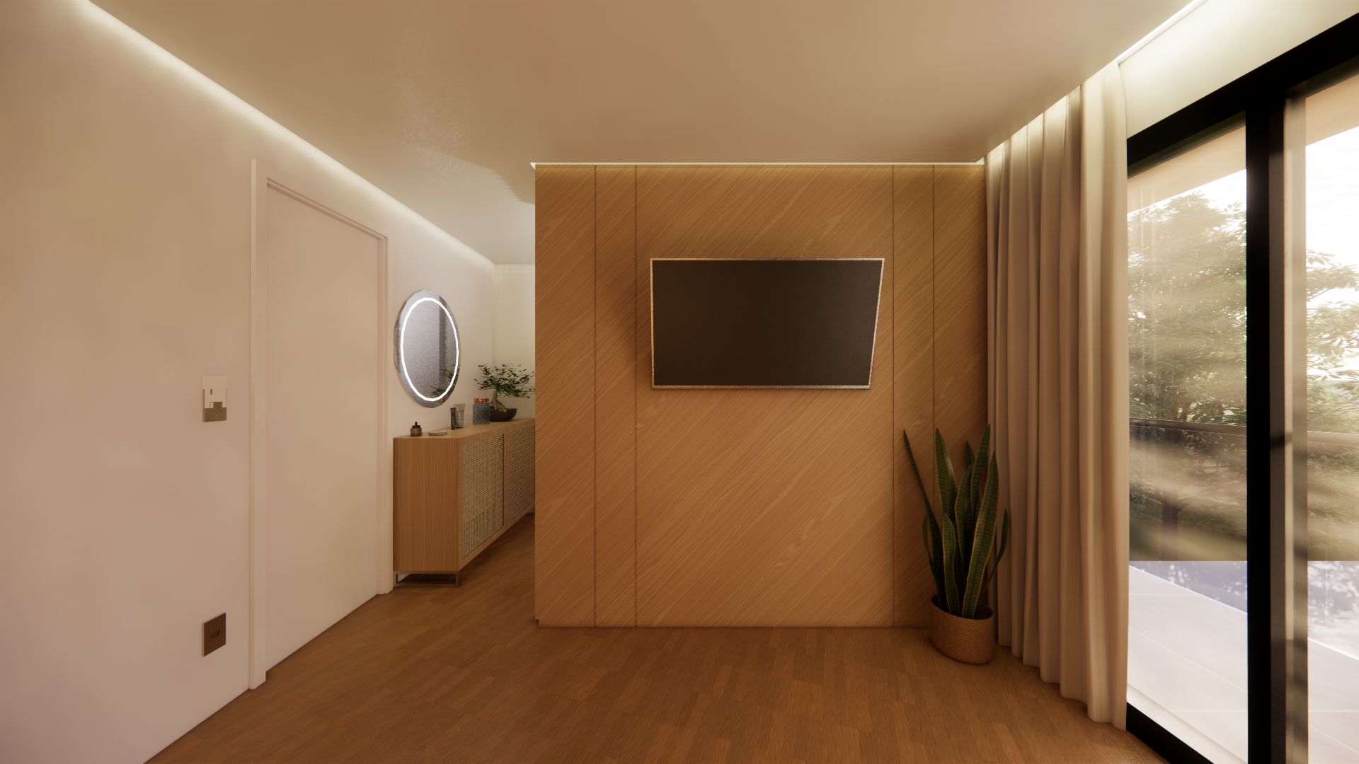suite tv planta